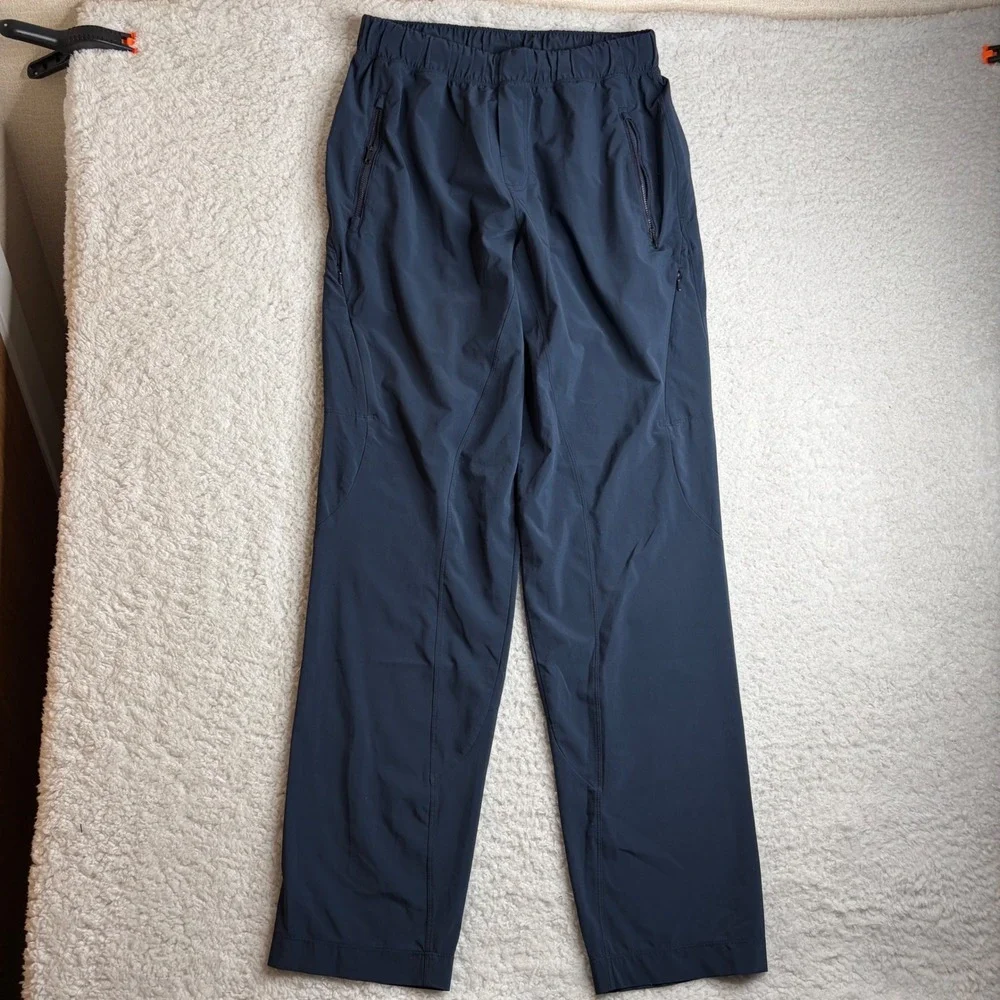 Lululemon Mens Seawall track pants Navy Blue Straight Leg Jogger Size L Large